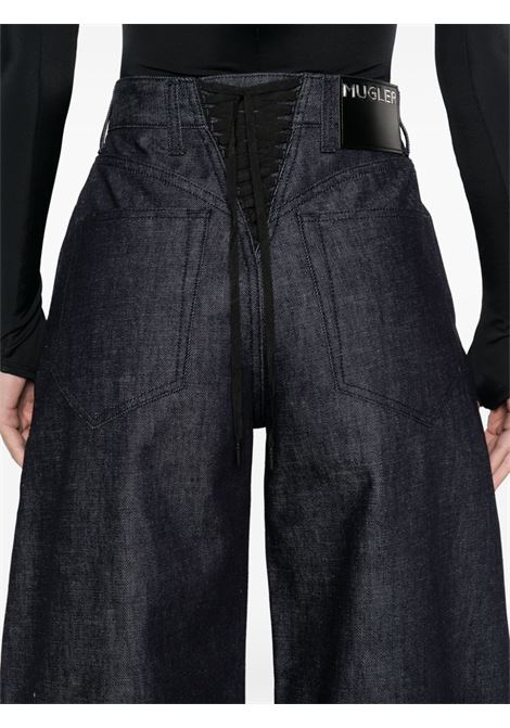 jeans barrel leg donna blu MUGLER | 25P6PA04872014RD600