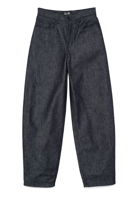 jeans barrel leg donna blu MUGLER | 25P6PA04872014RD600