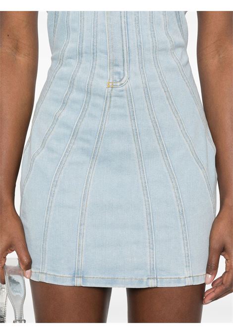 abito denim donna celeste MUGLER | 25P6RO16162426048