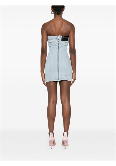 abito denim donna celeste MUGLER | 25P6RO16162426048