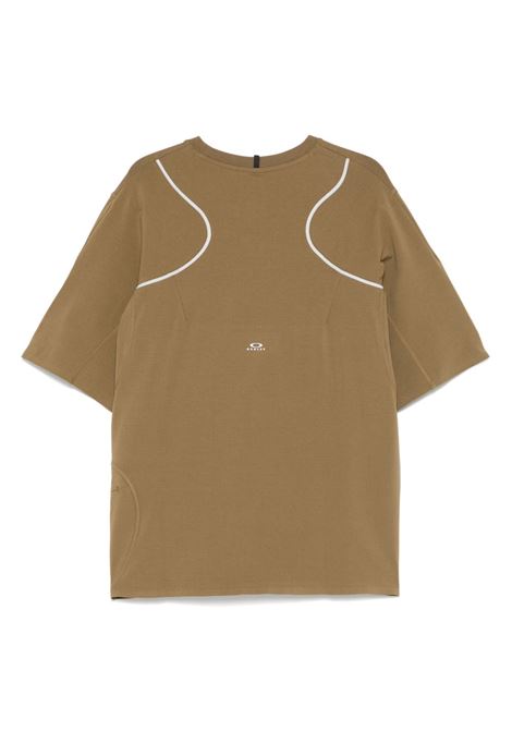 t-shirt latitude flight uomo verde militare OAKLEY | FOA4068257CE