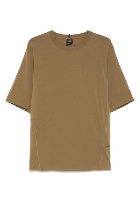 t-shirt latitude flight uomo verde militare OAKLEY | FOA4068257CE