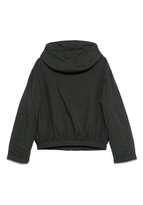 purs padded nylon hoodie jacket uomo grigio antracite RANRA | AMSS25OW01566C922