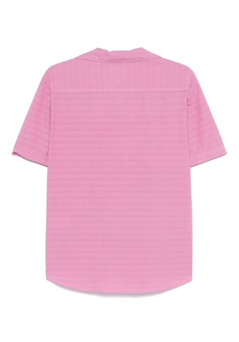 sun stripy cotton shirt uomo rosa RANRA | AMSS25SS01594C408