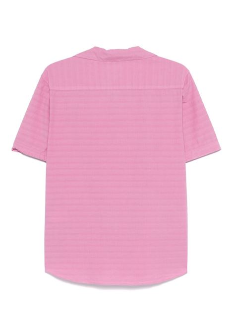 sun stripy cotton shirt uomo rosa RANRA | AMSS25SS01594C408
