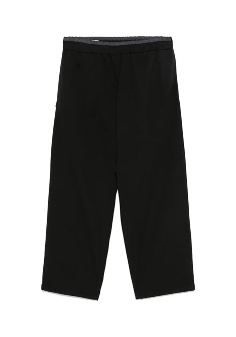 way soft cotton track pant uomo neri RANRA | AMSS25TP01507C900