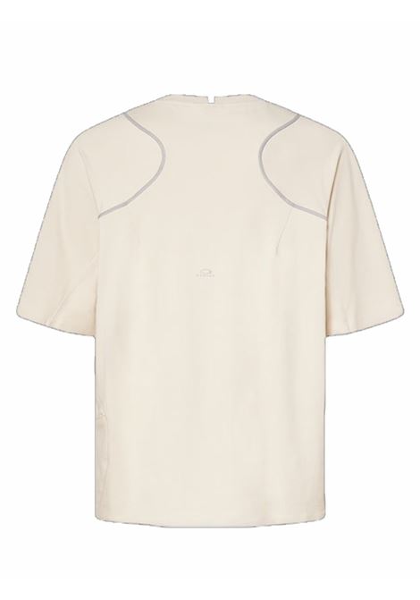 t-shirt latitude flight uomo verde avorio OAKLEY | FOA40682568S