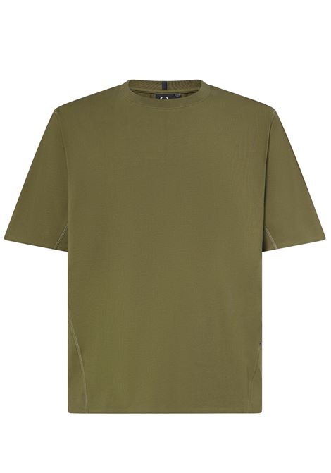 t-shirt latitude flight uomo verde militare OAKLEY | FOA4068257CE