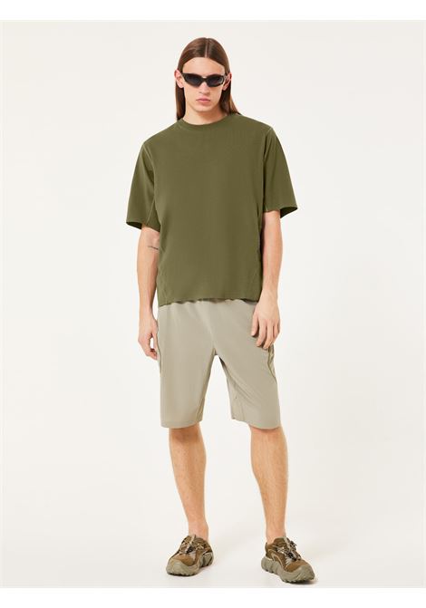 t-shirt latitude flight uomo verde militare OAKLEY | FOA4068257CE