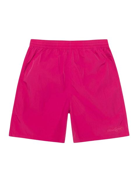 bermuda nylon court uomo rosa fluo STÜSSY | 1123300623