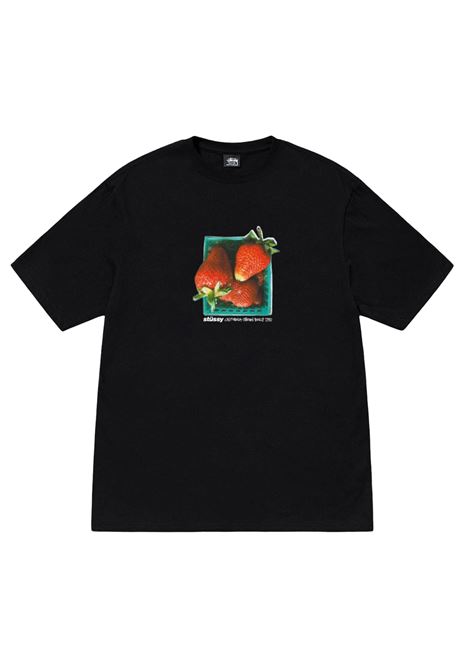t-shirt berries uomo nera STÜSSY | 19051080001