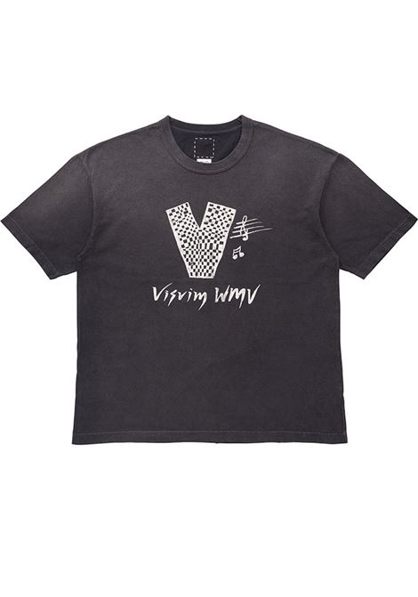 tee jumbo s/s v crash uomo nera VISVIM | 0125105010014BLACK