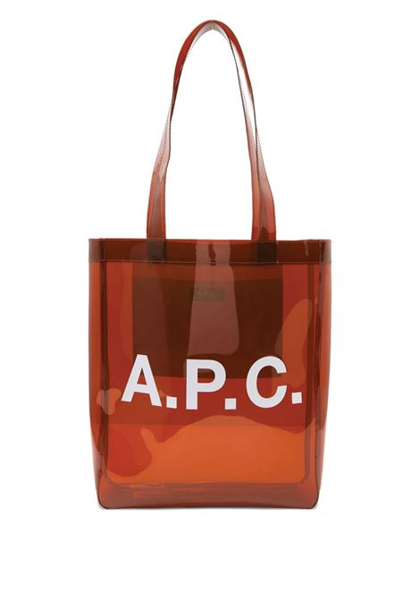 borsa lou tote donna marrone APC | PUACD-M61442CAE