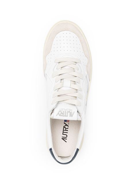sneakers medalist low aulm ls28 uomo bianche, blu e crema AUTRY | AULMLS28