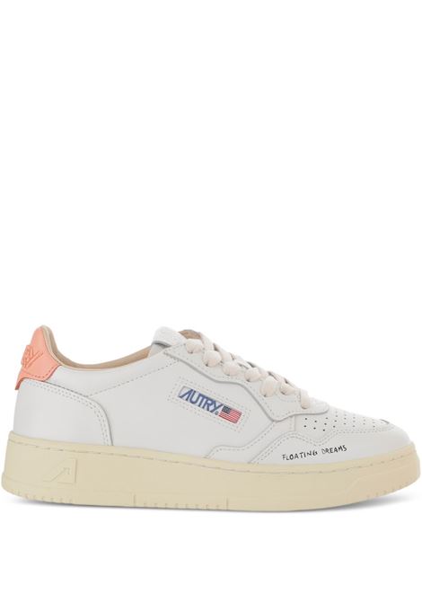 sneakers medalist aulw dl03 uomo bianche e rosa AUTRY | AULWDL03