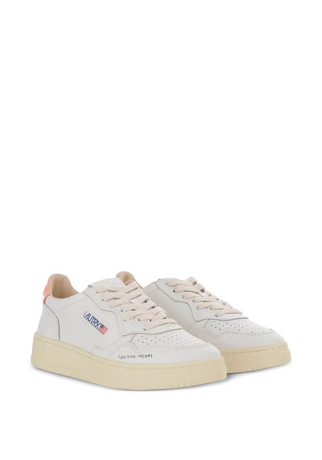 sneakers medalist aulw dl03 uomo bianche e rosa AUTRY | AULWDL03