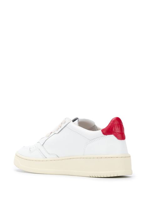 sneakers aulw ll21 donna bianche e rosse AUTRY | AULWLL21