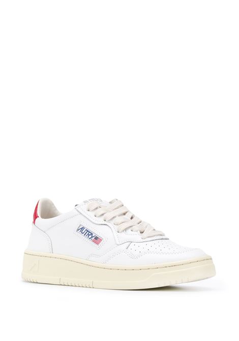 sneakers aulw ll21 donna bianche e rosse AUTRY | AULWLL21