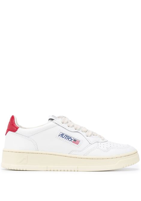 sneakers aulw ll21 donna bianche e rosse AUTRY | AULWLL21