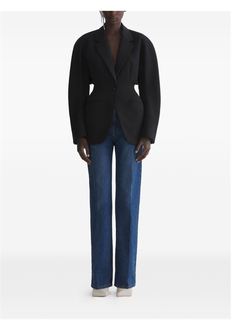 giacca cinched donna nera MUGLER | 26P1VE048010191999