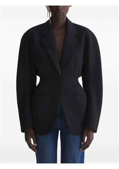 giacca cinched donna nera MUGLER | 26P1VE048010191999