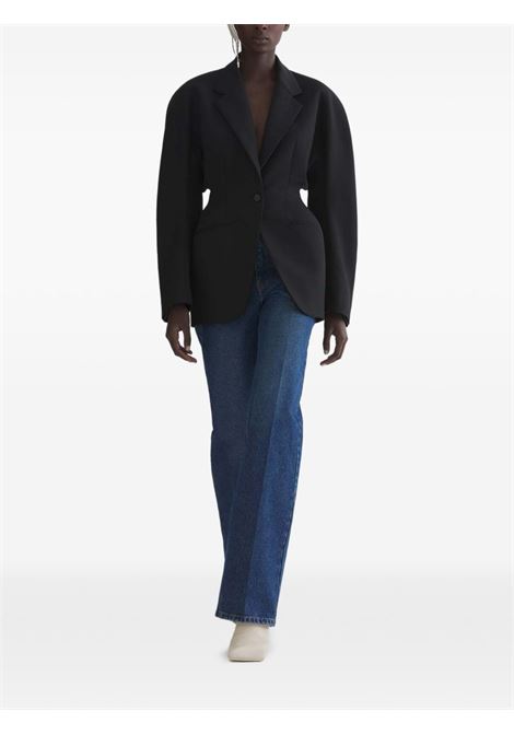 giacca cinched donna nera MUGLER | 26P1VE048010191999