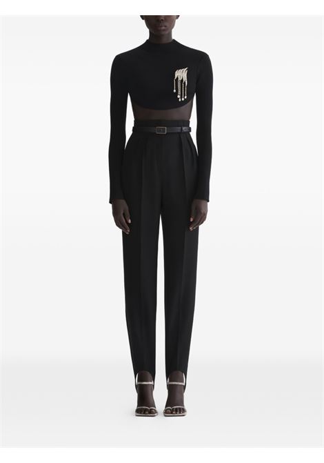 top short knit donna nero MUGLER | 26P2TO085711371999