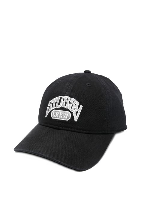 cappello lp stüssy crew strapback uomo nero STÜSSY | 13111920001
