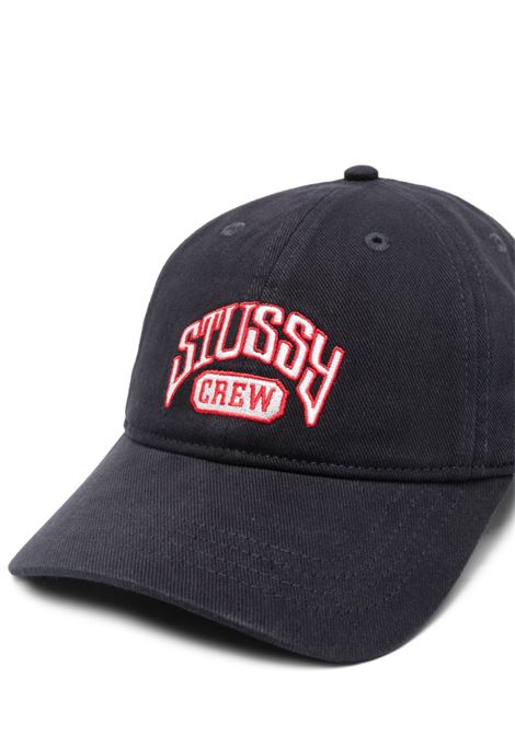 cappello lp stüssy crew strapback uomo navy STÜSSY | 13111920806