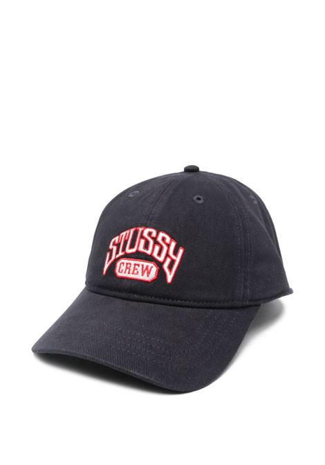 cappello lp stüssy crew strapback uomo navy STÜSSY | 13111920806