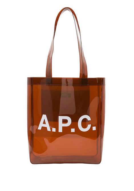 borsa lou tote donna marrone APC | PUACD-M61442CAE