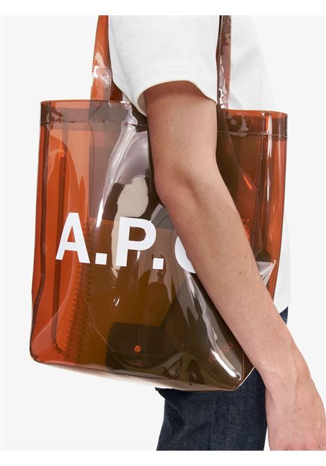 borsa lou tote donna marrone APC | PUACD-M61442CAE