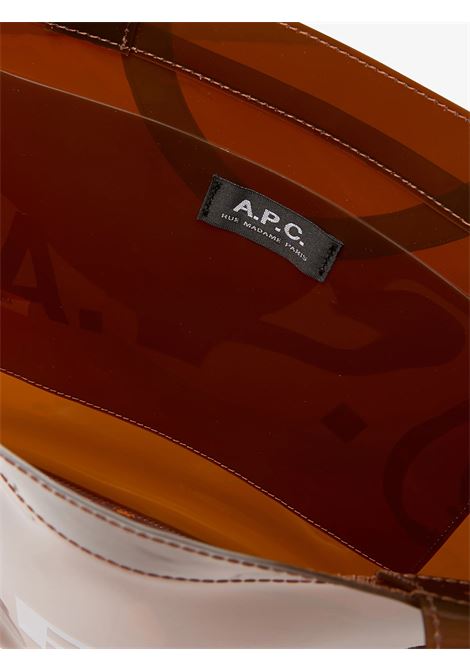 borsa lou tote donna marrone APC | PUACD-M61442CAE