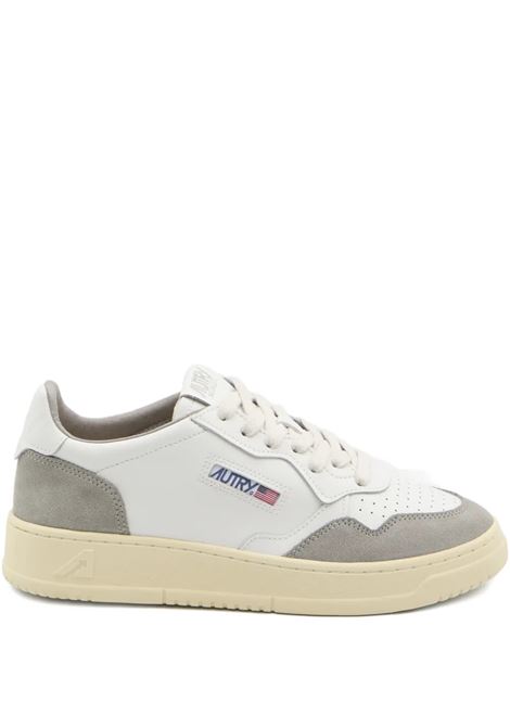 sneakers medalist low aulm ft01 uomo bianche e grigie AUTRY | AULMFT01