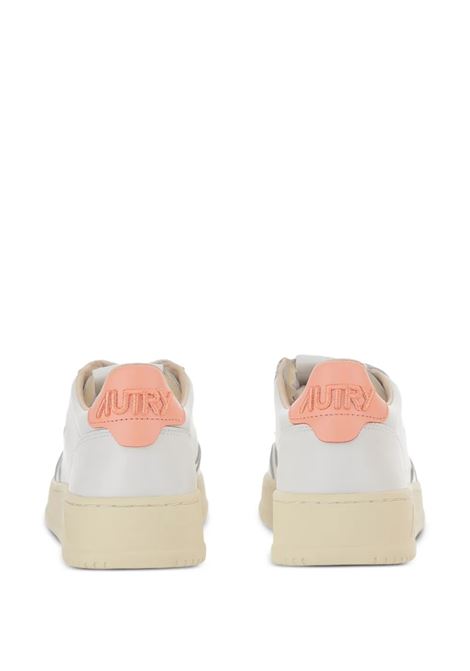 sneakers medalist aulw dl03 uomo bianche e rosa AUTRY | AULWDL03