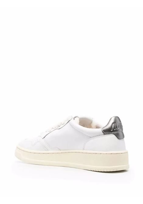 sneakers medalist low aulw ll05 donna bianche e argento AUTRY | AULWLL05
