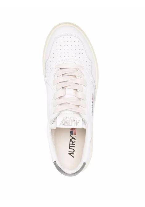 sneakers medalist low aulw ll05 donna bianche e argento AUTRY | AULWLL05