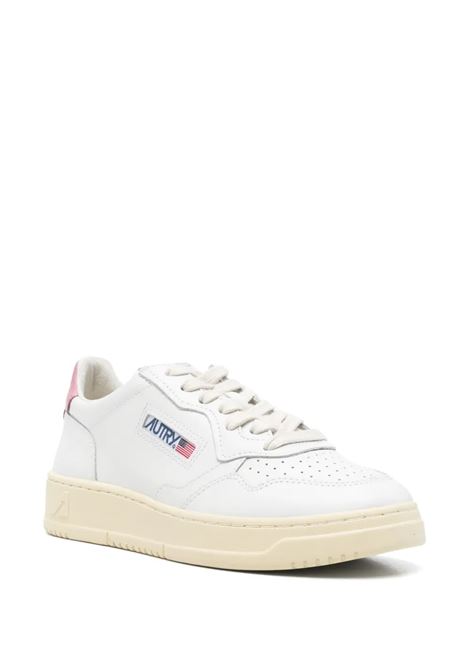 sneakers medalist low aulw ll88 donna bianche e rosa AUTRY | AULWLL88