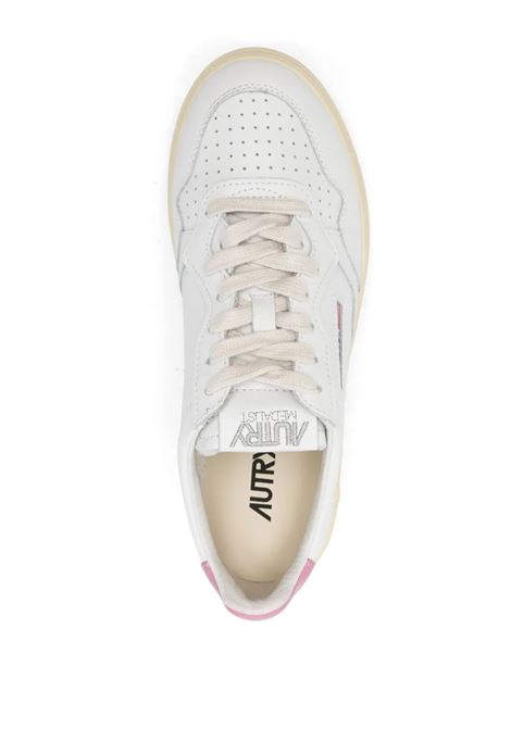 sneakers medalist low aulw ll88 donna bianche e rosa AUTRY | AULWLL88