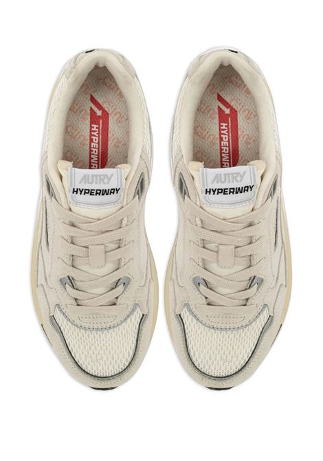 sneakers hyperway hylm um18 uomo bianche e argento AUTRY | HYLMUM18
