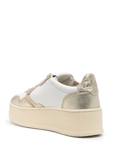 medalist ptl wwb16 sneakers woman white and gold AUTRY | PTLWWB16