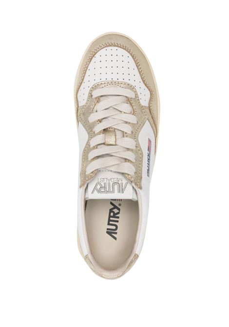 medalist ptl wwb16 sneakers woman white and gold AUTRY | PTLWWB16