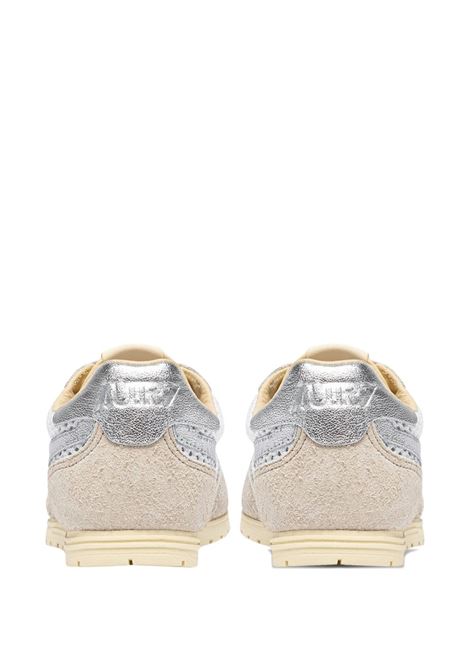 windspin low sneakers woman white and silver AUTRY | WSLWKD03