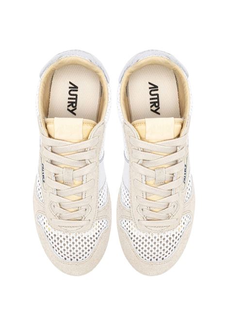 windspin low sneakers woman white and silver AUTRY | WSLWKD03