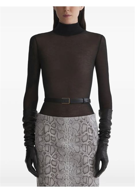 top turtleneck donna nero MUGLER | 26P3TO084320311999