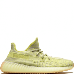 Adidas Yeezy Boost 350 V2 Antlia Reflective replica sneakers featuring a sleek, light yellow Primeknit upper with reflective detailing, Boost cushioning for enhanced comfort, and a stylish, contemporary design ideal for sneaker enthusiasts.
