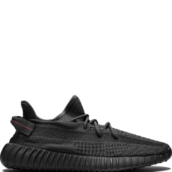 Adidas Yeezy Boost 350 V2 Black Static Sneakers showcasing high-quality craftsmanship, perfect for sneaker enthusiasts seeking stylish and affordable replica sneakers.