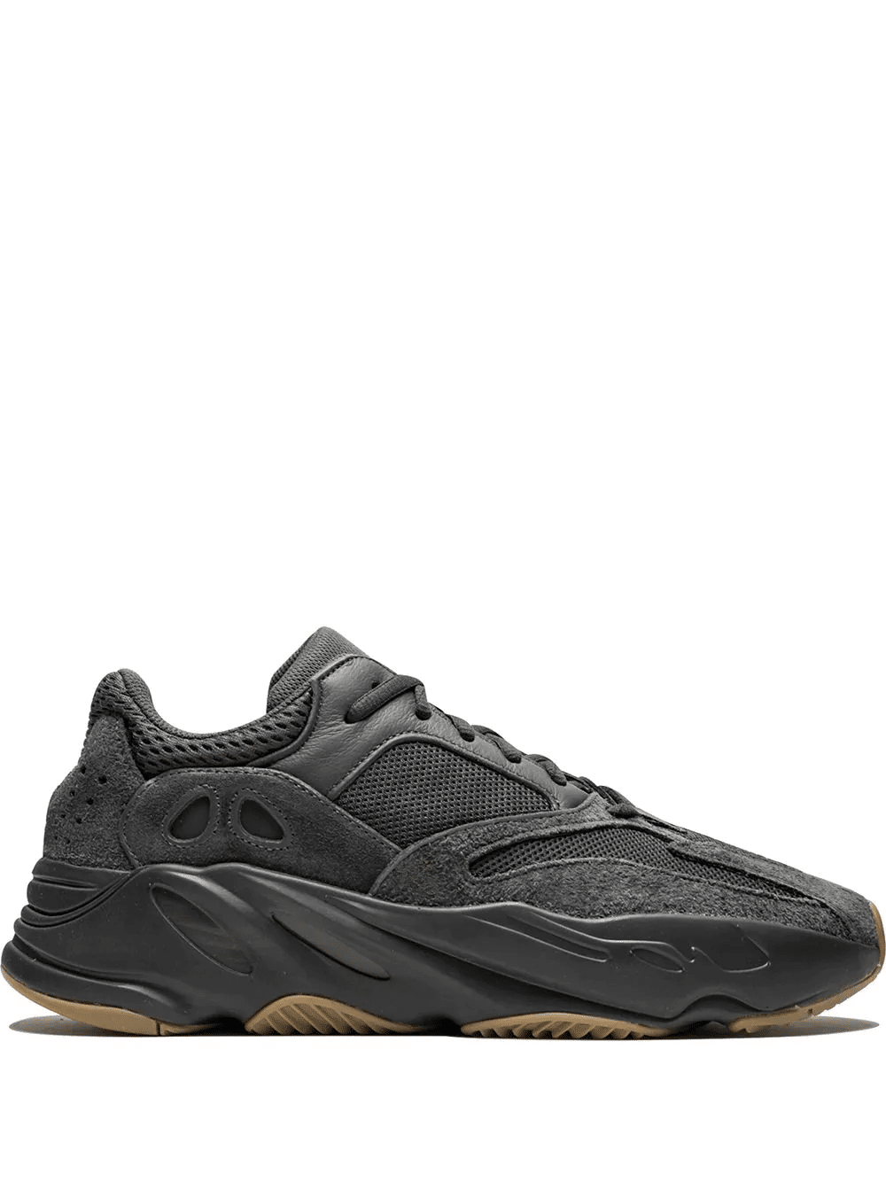 Adidas Yeezy Boost 700 Utility Black high-quality replica sneakers featuring a sleek black colorway, premium materials, and modern design elements, perfect for casual and sporty outfits.