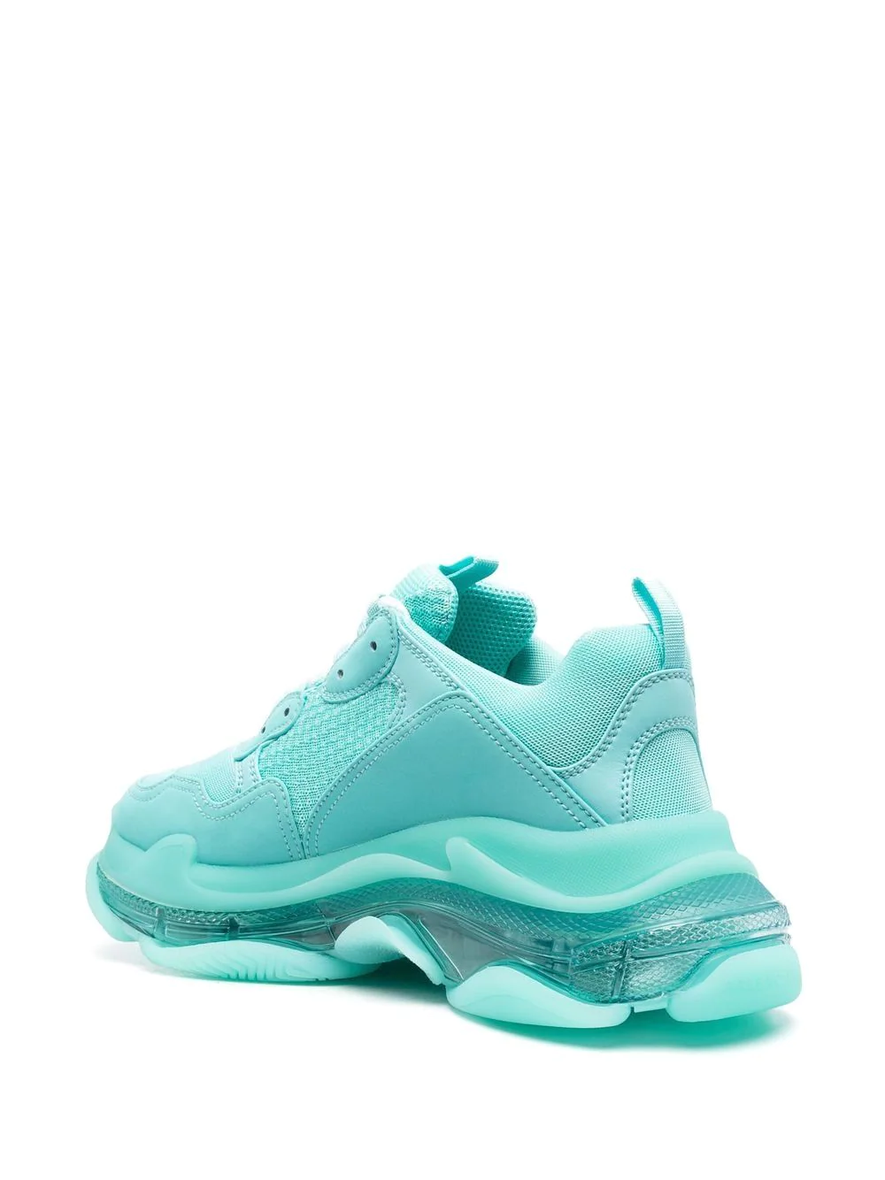 Alt Text: "Balenciaga Triple S Low Top Sneakers - stylish and premium quality replica sneakers featuring a chunky sole, neutral color palette, and contemporary design, perfect for fashion-forward shoe enthusiasts."