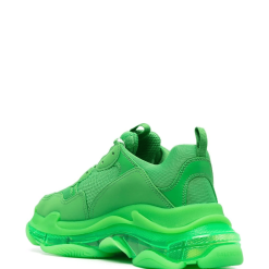 High-quality replica Balenciaga Triple S Sneakers displayed in a sleek design, showcasing their chunky silhouette and distinctive colorway, perfect for sneaker enthusiasts looking for stylish shoes.